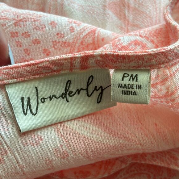 Wonderly Maxi Dress Peasant Tiered Lagenlook Boho Cottagecore Medium Petite G215 - Picture 8 of 10